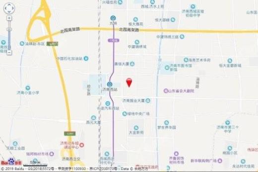 绿地·济南城际空间站交通图