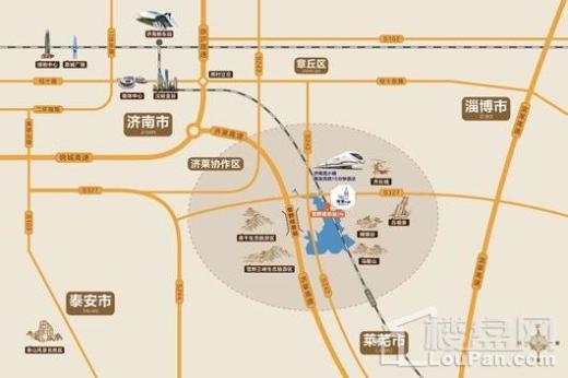 绿地·雪莱小镇交通图