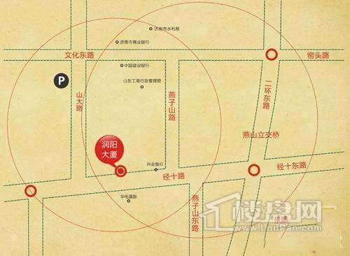 润阳大厦交通图